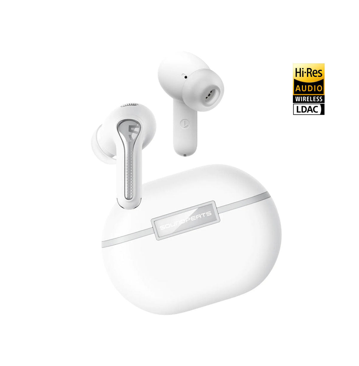 Soundpeats Capsule 3 Pro Hi-Res Audio Certified With LDAC™ Support, 12mm Titanium Dynamic Driver, 43dB Hybrid Active Noise Cancelling, 70ms Low latency, Bluetooth 5.3, 8Hrs Play time,