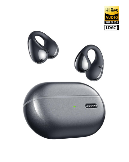Soundpeats Pearl Clip Pro Open Ear Wireless Earbuds, Hi-Res Audio Certified With LDAC Support, Bluetooth 6.0, IPX5 Waterproof, 24 Hours Playtime, For Running/Cycling/Fitness