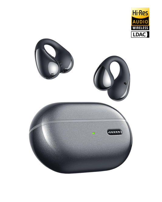 Soundpeats Pearl Clip Pro Open Ear Wireless Earbuds, Hi-Res Audio Certified With LDAC Support, Bluetooth 6.0, IPX5 Waterproof, 24 Hours Playtime, For Running/Cycling/Fitness