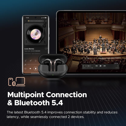 Soundpeats Air 5 Pro 55dB ANC Dual Certified with Snapdragon Sound and Hi-Res LDAC Earbuds