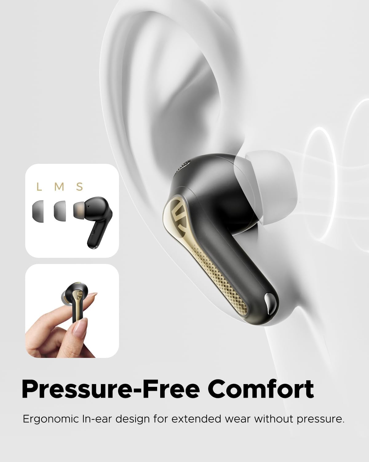 Soundpeats Capsule 3 Pro+ Wireless Earbuds xMEMS Speaker Hi-Res Certified with LDAC