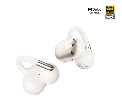 Soundpeats Clip 1 Hi-Res Audio Certified with LDAC Support, Dolby Atmos Audio, 40H Playtime, 12mm Dual-Magnet Titanium Dynamic Driver, IPX5 Water Resistance, Design for Sports, Workouts, Office Open-Ear Wireless Earbuds