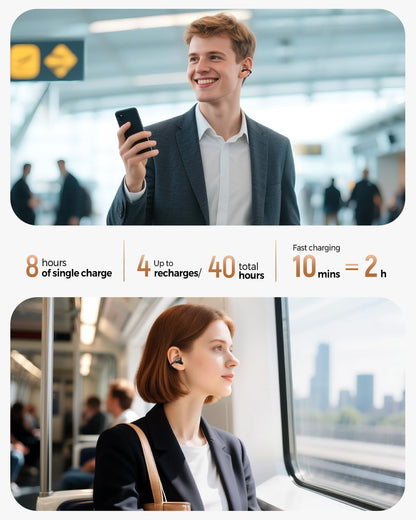 Soundpeats Clip 1 Open-Ear Wireless Earbuds Hi-Res & LDAC, Dolby Audio