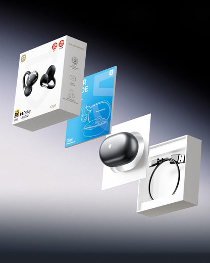 Soundpeats Clip 1 Open-Ear Wireless Earbuds Hi-Res & LDAC, Dolby Audio