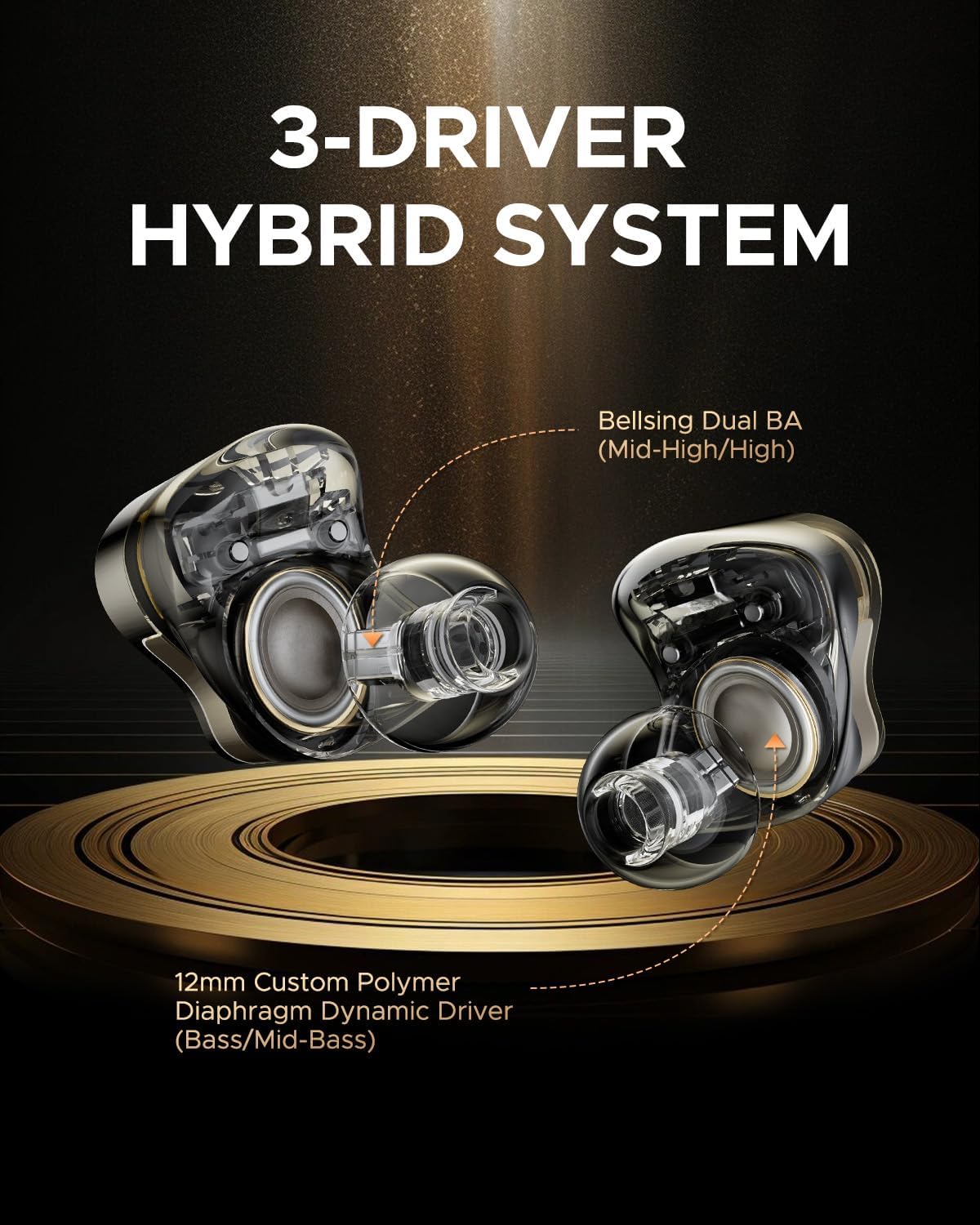 Soundpeats H3 55dB ANC Dual Certified with Snapdragon Sound and Hi-Res Earbuds 🇺🇸 🇮🇳