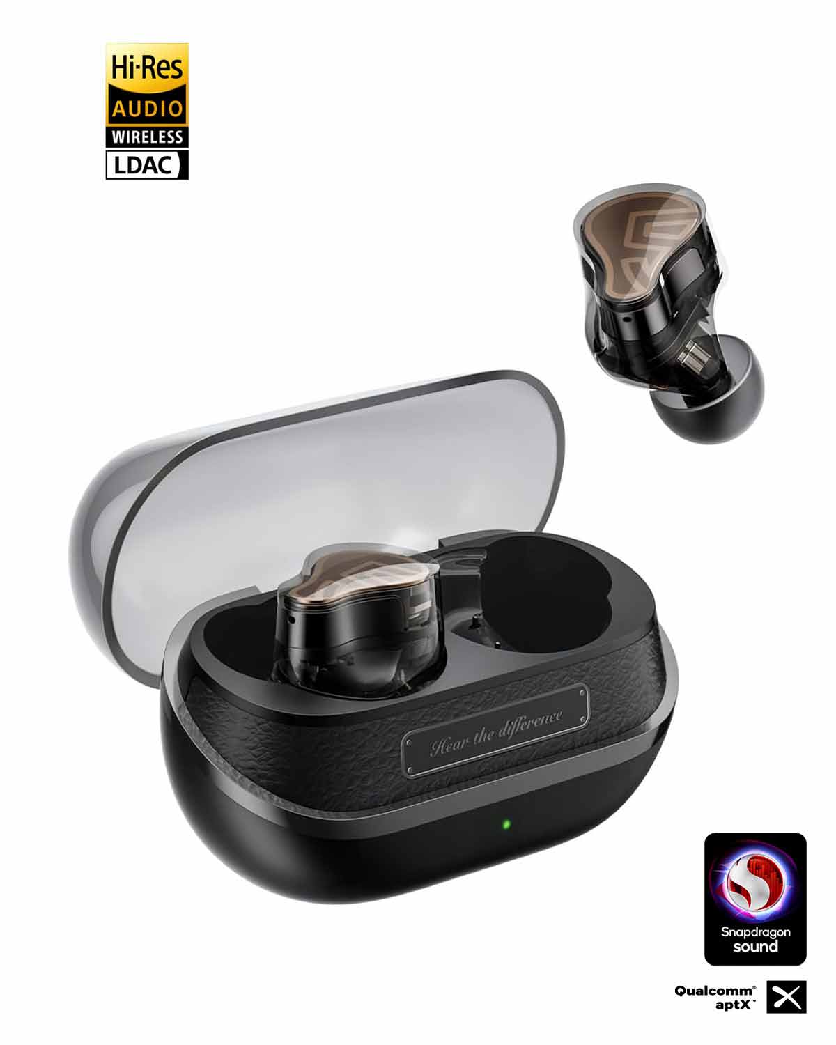 Soundpeats H3 Flagship Signature Model With 2 Balanced Armature Drivers (1DD+2BA)  55dB ANC Dual Certified with Snapdragon Sound and Hi-Res Earbuds 🇺🇸 🇮🇳