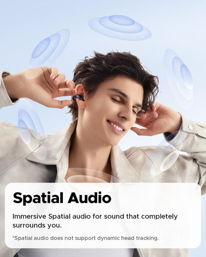 Soundpeats Pearl Clip Pro Open Ear Wireless Earbuds, Hi-Res Audio Certified With LDAC Support, Bluetooth 6.0, IPX5 Waterproof, 24 Hours Playtime, For Running/Cycling/Fitness