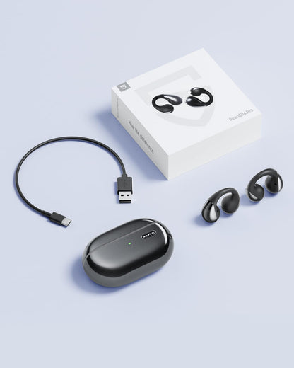 Soundpeats Pearl Clip Pro Open Ear Wireless Earbuds, Hi-Res Audio Certified With LDAC Support, Bluetooth 6.0, IPX5 Waterproof, 24 Hours Playtime, For Running/Cycling/Fitness