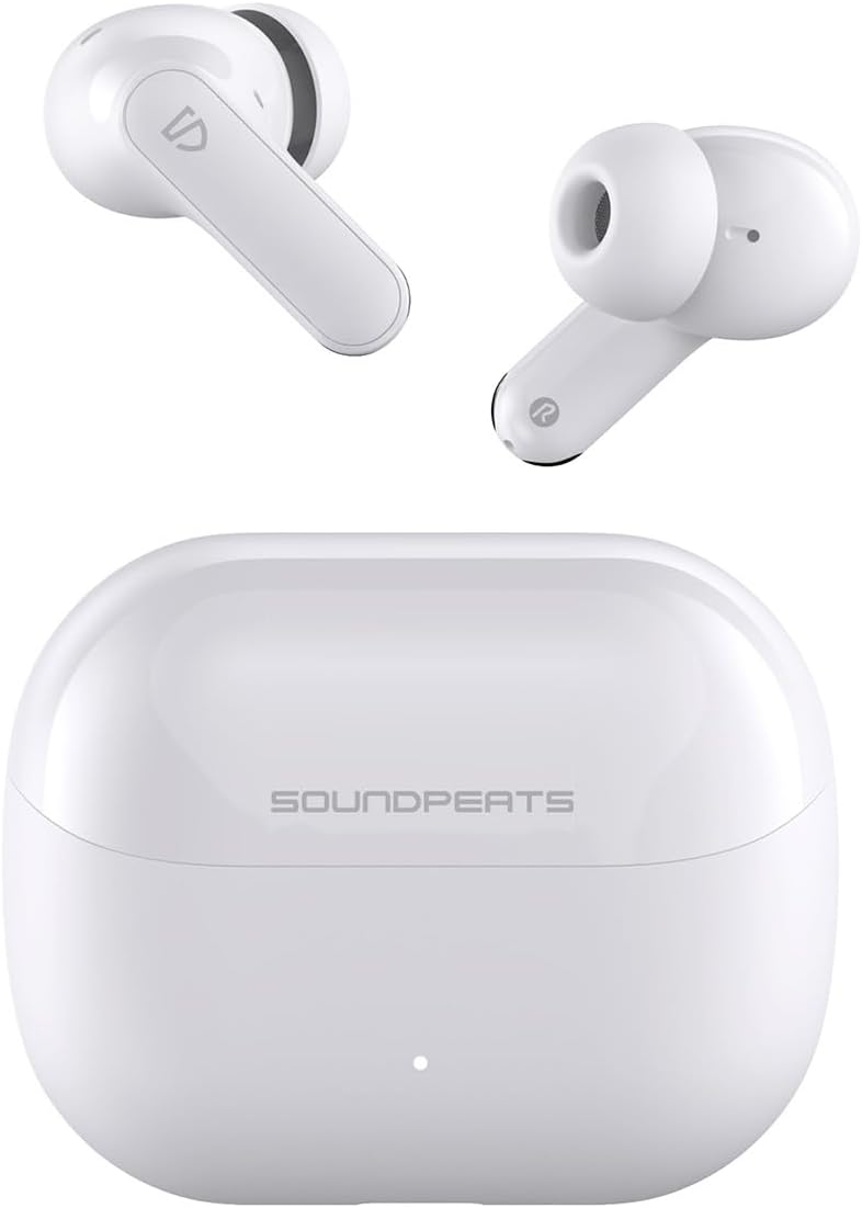Soundpeats Q3 Pro with 38dB Hybrid ANC, 10 Hours Playback, 360° Spatial Audio, 13mm Dynamic Bass Driver, Bluetooth V6.0, IP55 Water & Dust Resistant