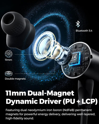 Soundpeats Q40 HD Sports Bluetooth Neckband Hi-Res Certified with LDAC