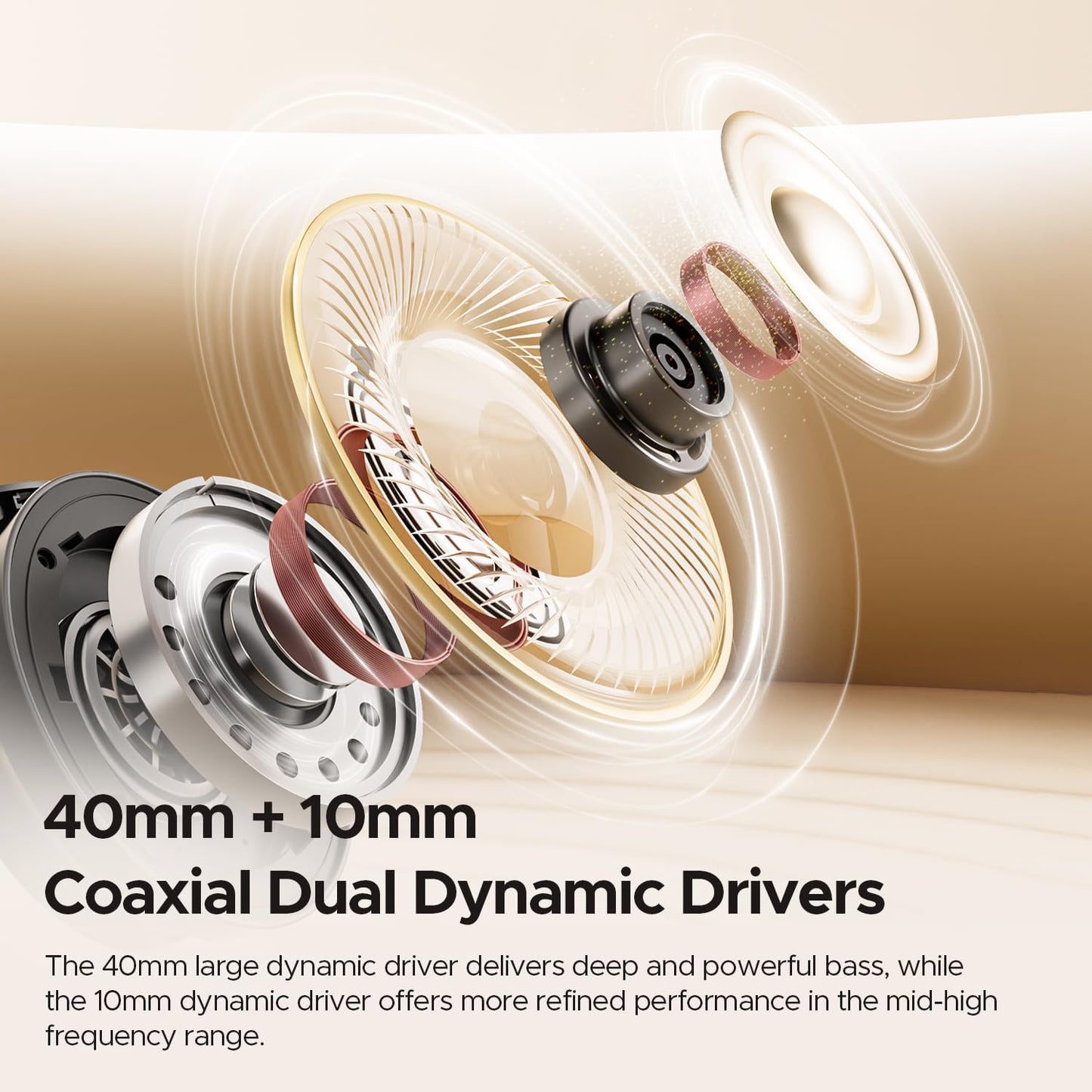 Soundpeats Space Pro Hi-Res Audio with LDAC Wireless Over-Ear Headphone